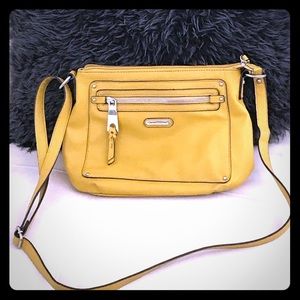 Dana Buchman yellow crossbody bag.